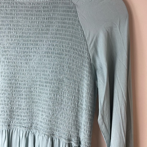 Zilcremo Elegant Blue Long Sleeve Dress Boho Size XL - Picture 8 of 8